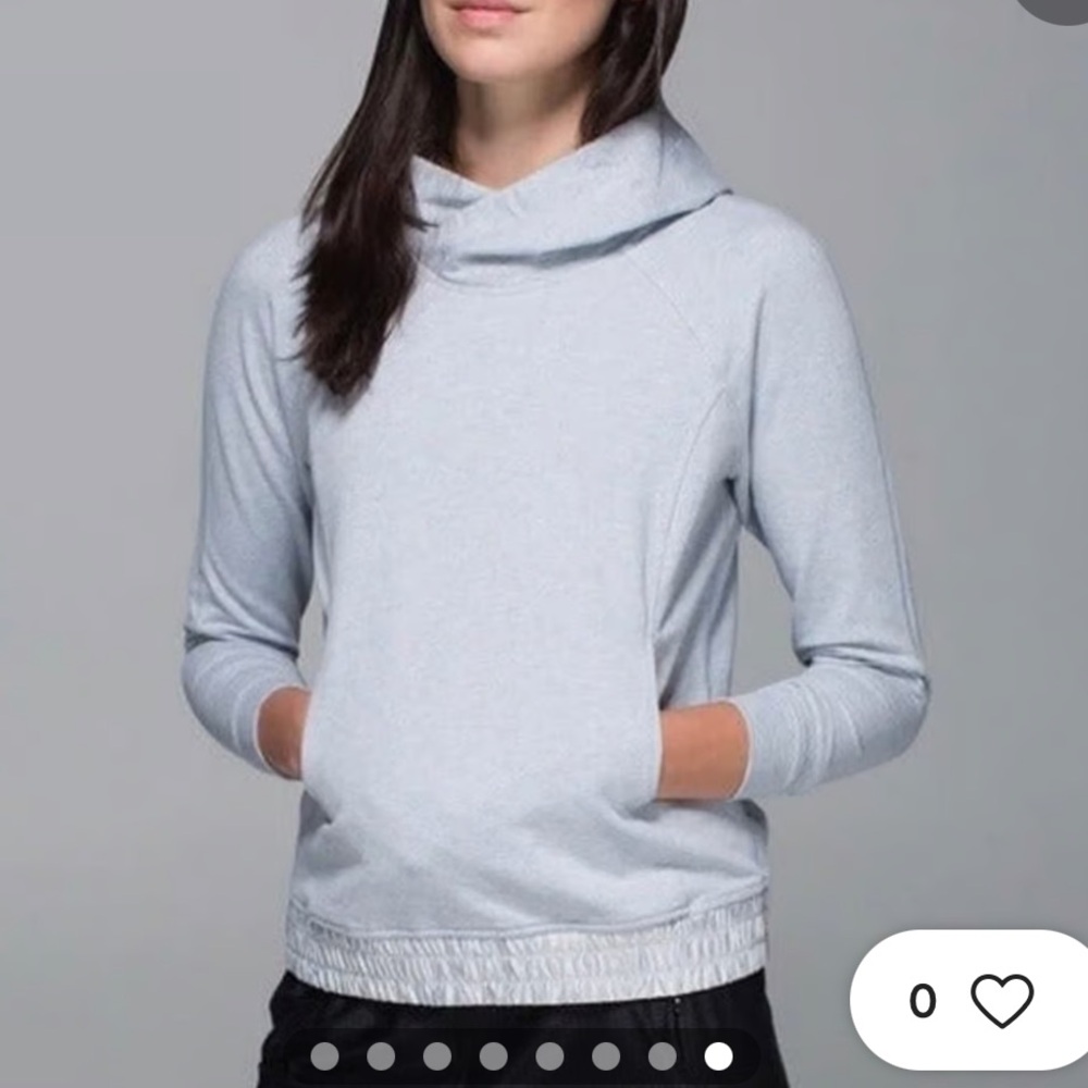 lululemon athletica All Good Hoodie Light Gray with Satin Trim